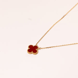 VAN CLEEF & ARPELS VINTAGE ALHAMBRA PENDANT 18K YELLOW GOLD