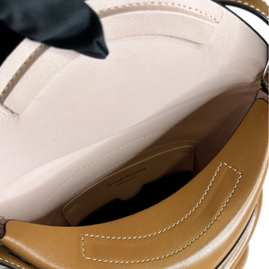 ALEXANDER MACQUEEN THE CURVE SMALL BAG TAN