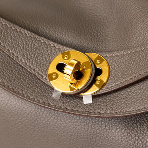 HERMES LINDY 26 EVERCOLOR GRIS ETAIN GHW STAMP Z