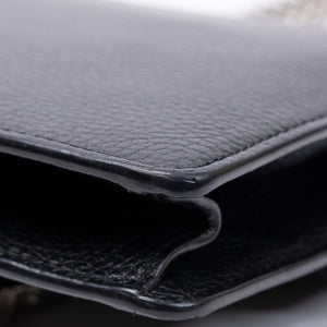 GUCCI DIONYSUS GG MINI BAG CALFSKIN BLACK SHW