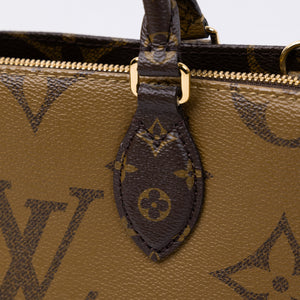 LOUIS VUITTON ONTHEGO EAST WEST MONOGRAM REVERSE GHW