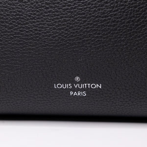 LOUIS VUITTON SIDE TRUNK MM BLACK CALFSKIN LEATHER SHW