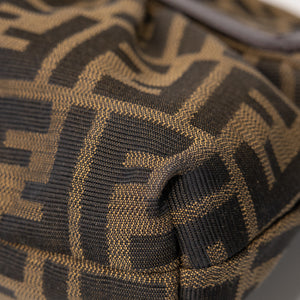 FENDI TOBACCO ZUCCA CHEF SHOULDER BAG