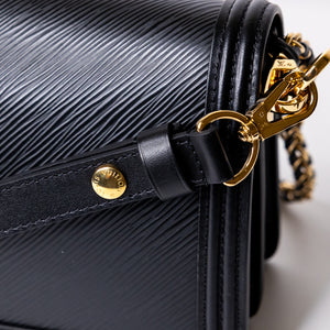 LOUIS VUITTON MINI DAUPHINE BLACK EPI LEATHER GHW