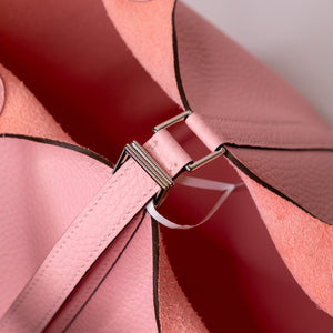 HERMES PICOTIN 18 LOCK BAG CLEMENT 3Q ROSE SAKURA GHW STAMP K