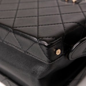 CHANEL 22B SMALL VANITY CASE CALFSKIN BLACK GHW