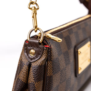 LOUIS VUITTON EVA CLUTCH DAMIER EBENE