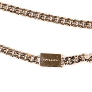 SAINT LAURENT SMALL KATE BAG WITH TASSEL CROC-EMBOSSED LEATHER SHW