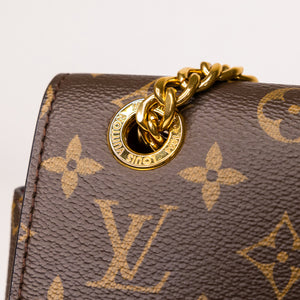 LOUIS VUITTON PASSY MONOGRAM CANVAS BLACK/GOLD HARDWARE (MICROCHIP)