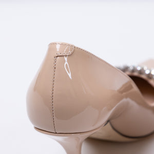 JIMMY CHOO BELINDA PUMP 90 PAT MACARON PATENT LEATHER SIZE 37