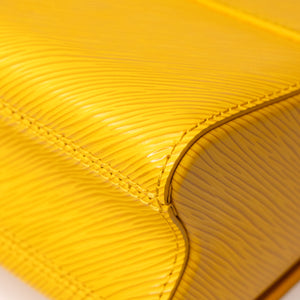 LOUIS VUITTON TWIST MM EPI LEATHER YELLOW GHW (MICROCHIP)