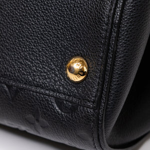 LOUIS VUITTON EMPREINTE TROCADERO SHOULDER BAG  BLACK GHW