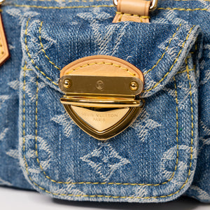 LOUIS VUITTON NANO SPEEDY DENIM