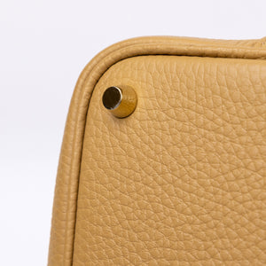 HERMES PICOTIN 18 LOCK BAG BAG CLEMENCE BISCUIT GHW STAMP K