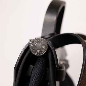 HERMES HERBAG 31 BLACK SHW STAMP T