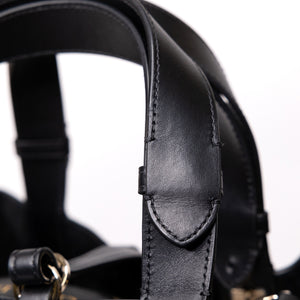 CHRISTIAN DIOR MEDIUM TOUJOURS BAG BLACK MACROCANNAGE CALFSKIN LEATHER GHW