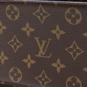 LOUIS VUITTON S LOCK SLING BAG MONOGRAM CANVAS BLACK HARDWARE