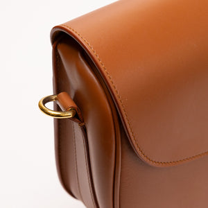 CHRISTIAN DIOR MEDIUM DIOR BOBBY BAG DARK TAN CALFSKIN LEATHER GHW