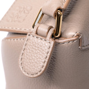 LOEWE MINI PUZZLE BAG SAND CALFSKIN GHW