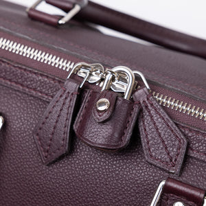 LOUIS VUITTON SOFIA COPPOLA RED BROWN LEATHER BAG SHW