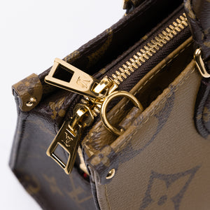 LOUIS VUITTON ONTHEGO EAST WEST MONOGRAM REVERSE GHW