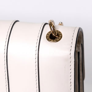 BVLGARI SEPRENTI FOREVER SHOULDER BAG WHITE GHW