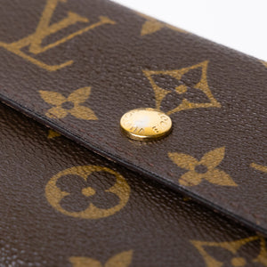 LOUIS VUITTON COATED CANVAS CONTINENTAL WALLET