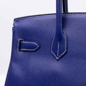 HERMES BIRKIN 30 7T ELECTRIQUE SHW STAM SUQARE P