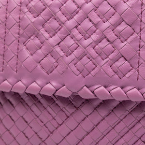 BOTTEGA VENETA OLIMPIA BAG LAVENDER PURPLE BLACK HARDWARE
