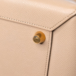 CELINE MINI BELT BAG GRAINED CALFSKIN BEIGE GHW