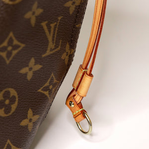 LOUIS VUITTON NEVERFULL MM MONOGRAM CANVAS GHW