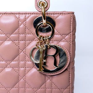 CHRISTIAN DIOR SMALL LADY DIOR MY ABC DIOR BAG LAMBSKIN SHW