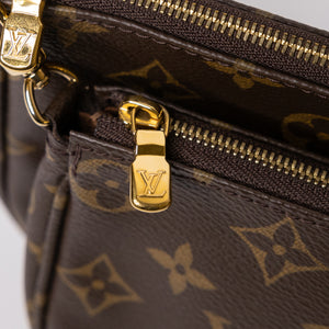 LOUIS VUITTON MULTI POCHETTE ACCESSOIRES MONOGRAM CANVAS KHAKI GHW