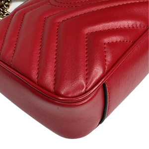 GUCCI MINI MARMONT GHW RED