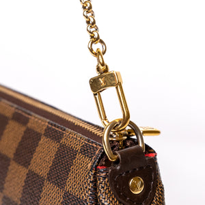 LOUIS VUITTON EVA CLUTCH DAMIER EBENE