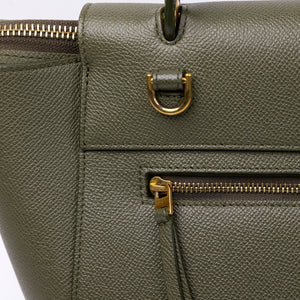 CELINE MICRO BELT BAG CALFSKIN MATCHA GREEN GHW