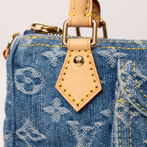 LOUIS VUITTON NANO SPEEDY DENIM