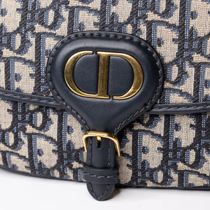 CHRISTIAN DIOR EAST-WEAT BOBBY BAG BLUE DIOR OBLIQUE JACQUARD