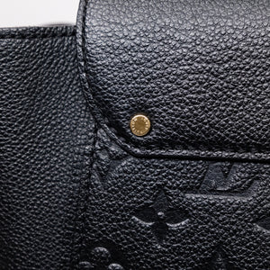 LOUIS VUITTON EMPREINTE TROCADERO SHOULDER BAG  BLACK GHW