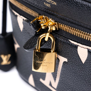 LOUIS VUITTON VANITY PM BLACK/BEIGE CALFSKIN GHW
