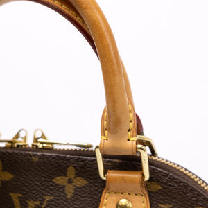 LOUIS VUITTON ALMA BB MONOGRAM CANVAS GHW