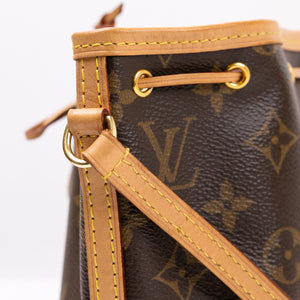 LOUIS VUITTON NANO NOE MONOGRAM CANVAS GHW
