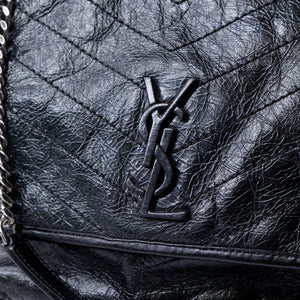 SAINT LAURENT MEDIUM NIKKI BLACK SHW