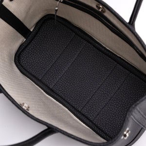 HERMES NEO GARDEN PARTY 23 NEGONDA BLACK SHW STAMP K