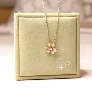 VAN CLEEF & ARPELS FRIVOLE PEMDANT MINI MODEL 18K YELLOW GOLD