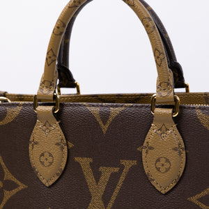 LOUIS VUITTON ONTHEGO EAST WEST MONOGRAM REVERSE GHW