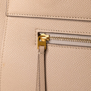 CELINE MINI BELT BAG GRAINED CALFSKIN BEIGE GHW
