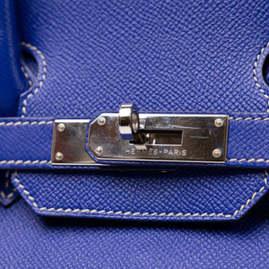 HERMES BIRKIN 30 7T ELECTRIQUE SHW STAM SUQARE P