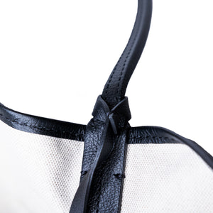GOYARD SAINT LOUIS GM TOTE BAG GOYARDINE CANVAS/LEATHER  BLACK SHW