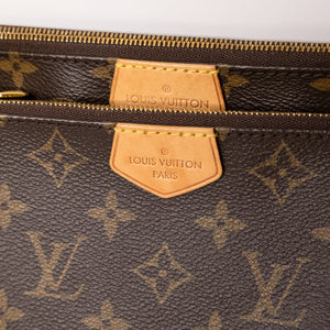 LOUIS VUITTON MULTI POCHETTE ACCESSORIES ROSE CLAIR MONOGRAM CANVAS GHW